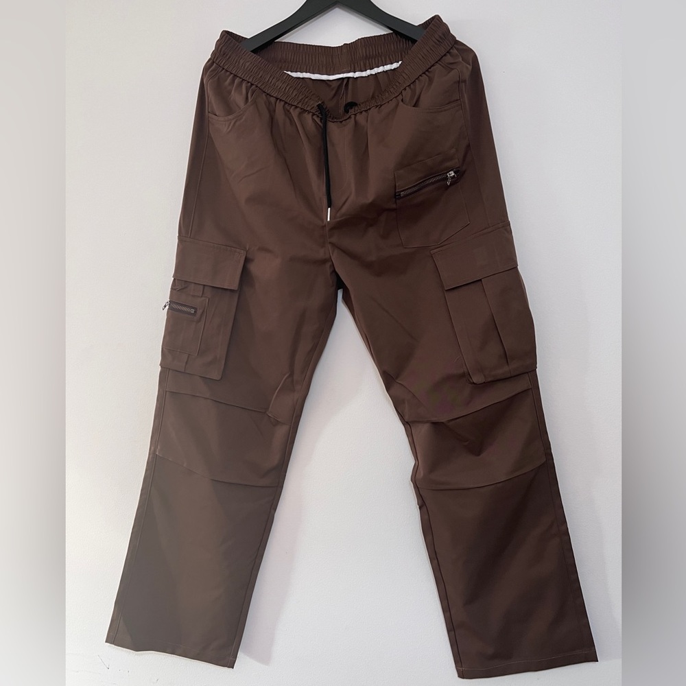 Unisex brown cargo pants